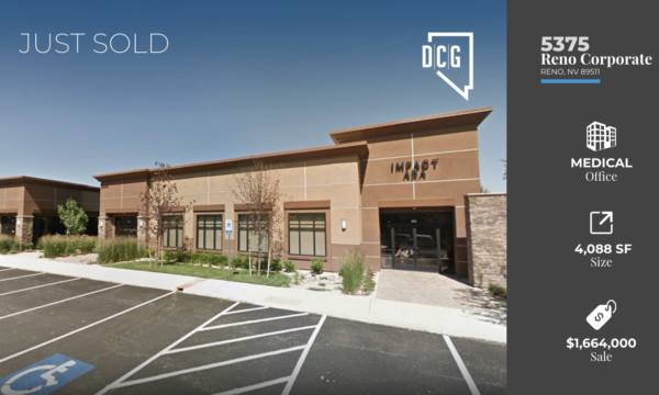 DCG’s Principal, Travis Hansen, Represents Challapalli Cardiology in 4,088 SF South Reno Medical Office Acquisition and 2,986 SF Lease